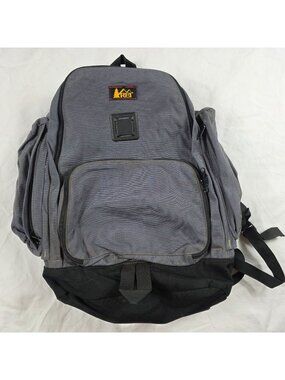REI Hiking Backpack Gray Black Durable Camping Casual School Outdoor Gear Hiking